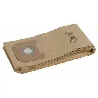 Brico Cash Lot de 5 sac-filtres en papier bosch 2607432036 - pour gas 55 m afc offre