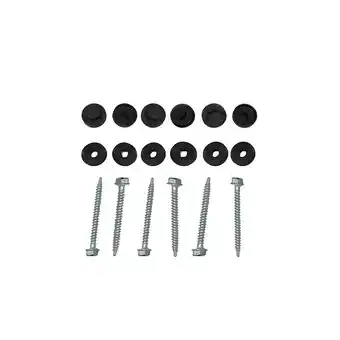 Brico Cash Kit pour profil vissable plaque polycarbonate (50 pcs) gris, e : 16 mm offre