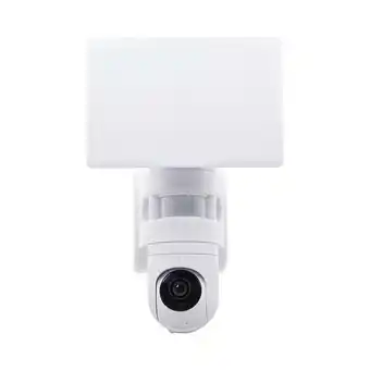 Bricomarché Projecteur caméra led connecté kozii blanc avec détecteur mouvement offre