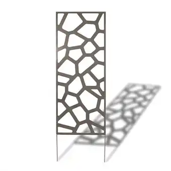 Bricorama Panneau en métal deco panel ardoise - 0,60 x 1,50 m- pose murale ou sur sol meuble offre