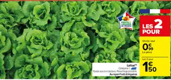 Carrefour Laitue offre