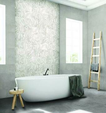 Brico Dépôt Carrelage mural "Béton" gris 20 x 50 cm offre