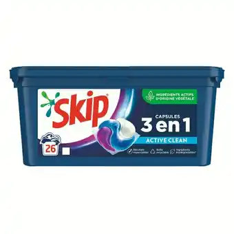 Auchan BON PLAN SUR LA GAMME DES LESSIVES ÉCODOSES DE LA MARQUE SKIP offre