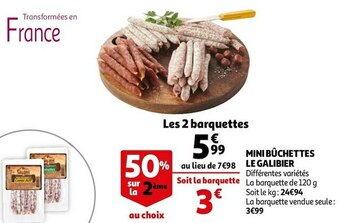 Auchan MINI BÛCHETTES offre