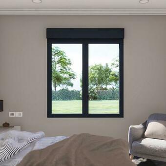 Brico Dépôt Fenêtre aluminium blanc oscillo-battante + volet roulant intégré 2 vantaux H. 75 x l. 100 cm offre