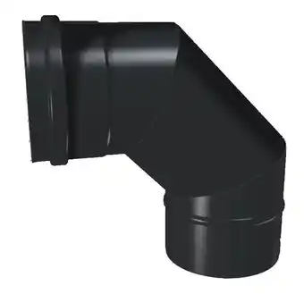 Brico Dépôt Coude émaillé noir 90 ° Ø 80 mm offre