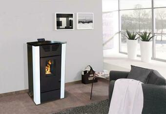 Brico Dépôt Poêle à granulés "Aubrac" canalisé - 13 KW offre