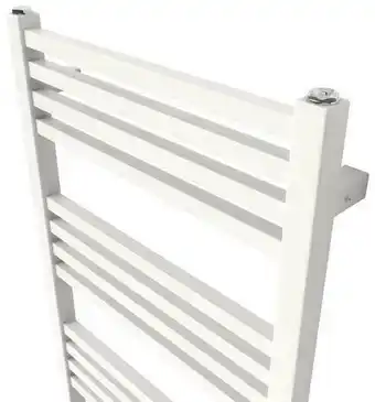 Brico Dépôt Sèche-serviette "Duala" blanc - H. 105 x L. 45 cm offre