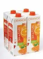 Auchan JUS D'ORANGE EN BRIQUE offre