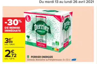 Carrefour Perrier energize offre
