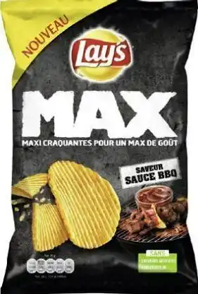 Géant Casino Chips saveur sauce barbecue Max offre