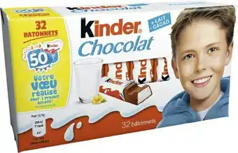 Géant Casino Bon Plan sur KINDER Chocolat offre