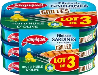 Match Filets de sardines grillés offre