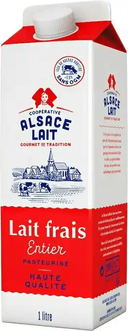 Lait frais pasteurisé