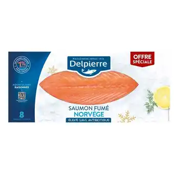 Carrefour Delpierre saumon fumé norvège offre spéciale offre