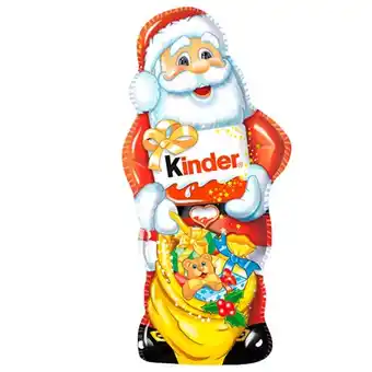 Carrefour Kinder père noël en chocolat offre