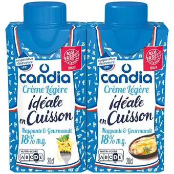 Carrefour Candia crème légère offre