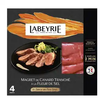 Carrefour Labeyrie magret de canard tranché à la fleur de sel offre