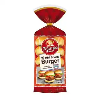 Carrefour La fournee doree mini brioch'burger offre