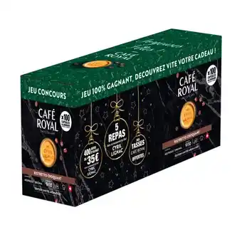 Cafe royal by cyril lignac capsules de café aluminium
