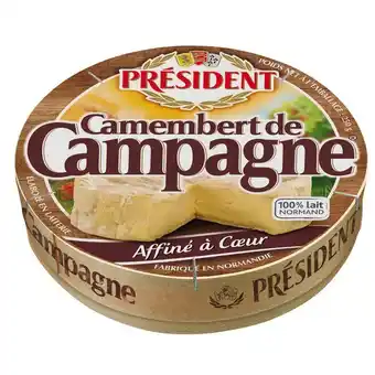 Carrefour Market Président camembert de campagne offre