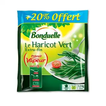 Carrefour Market Bonduelle haricots verts extra-fin surgelés offre