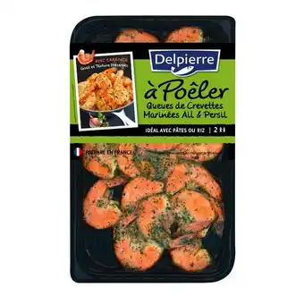 Carrefour Market Queues de crevettes marinées ail et persil delpierre offre