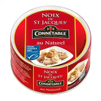 Carrefour Market Connétable noix de st jacques au naturel msc offre