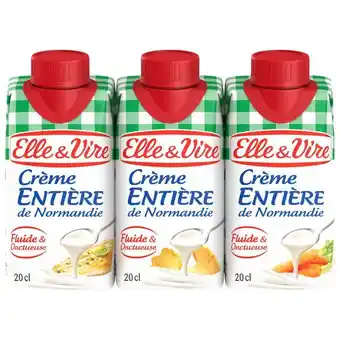 Carrefour Market Elle & vire crème entière de normandie offre