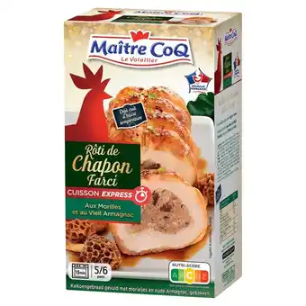 Carrefour Market Maitre coq rôti de chapon farci cuisson express offre
