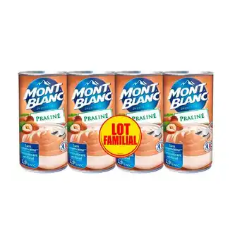 Carrefour Market Mont blanc crème dessert lot familial offre