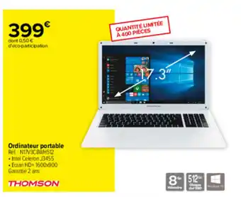 Carrefour Ordinateur portable Réf. N17V3C8WH512 offre