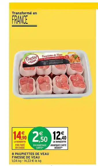 8 Paupiettes De Veau Finesse De Veau
