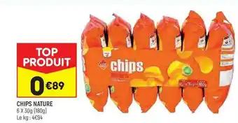 Leader Price Chips Nature offre