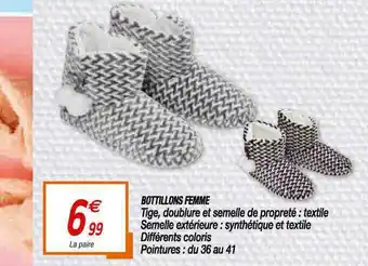 Netto Bottillons Femme offre