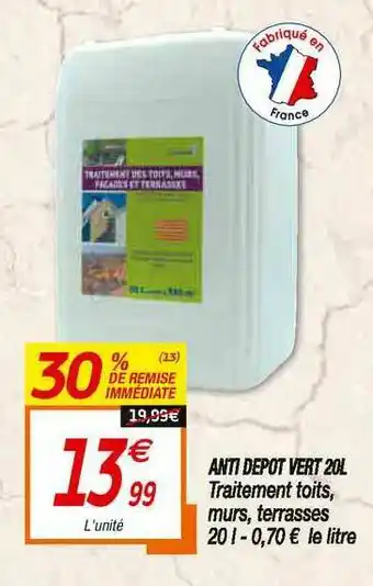 Netto Anti Depot Vert 20l offre