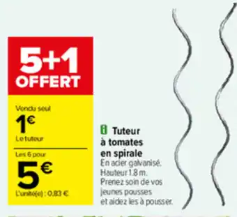 Carrefour Tetuer à tomates en spirale offre