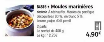 Thiriet Moules marinières offre