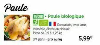 Thiriet Poule biologique offre