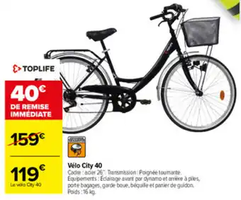 Vélo femme carrefour sale