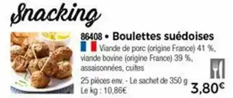 Boulettes suédoises