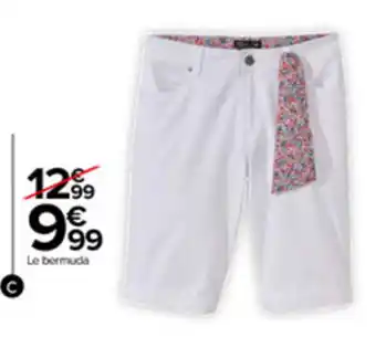 Carrefour Bermuda femme offre