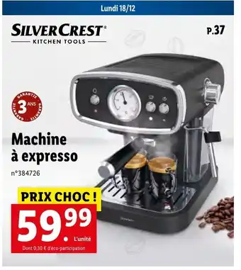 Lidl Machine à expresso offre