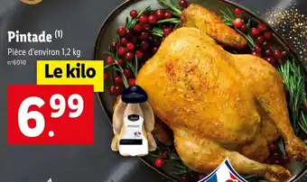 Lidl Pintade (¹) Pièce d'environ 1,2 kg offre