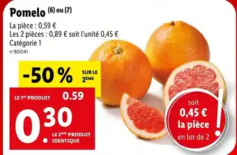 Lidl Pomelo (6) ou (7) offre
