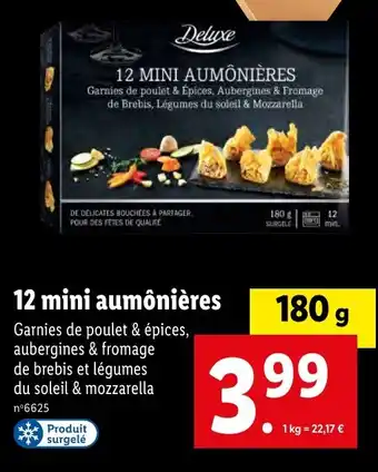 Lidl 12 mini aumônières offre