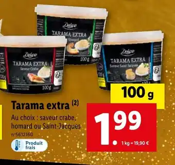 Lidl Tarama extra (2²) offre