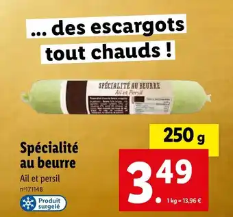 Lidl Spécialité au beurre offre