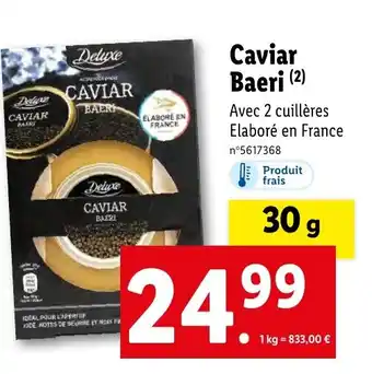 Lidl Caviar Baeri (2) offre