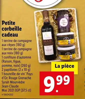 Lidl Petite corbeille cadeau offre